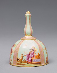 Table Bell by Johann Gregor Höroldt and Meissen Porcelain Manufactory