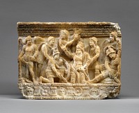 Cinerary Urn with Eteokles and Polyneikes