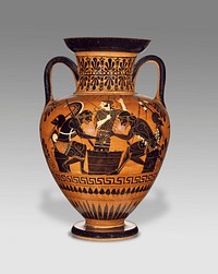 Attic Black-Figure Neck Amphora by Medea Group