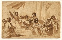 Christ Preaching in the Temple by Giovanni Francesco Barbieri called il Guercino  The Squinter