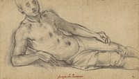 Reclining Youth by Pontormo Jacopo Carucci