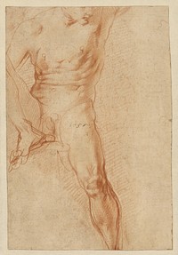 Seated Figure (recto); Reclining Figure (verso) by Pontormo Jacopo Carucci