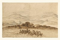 Landscape in Latium with Farm Laborers by Claude Lorrain Claude Gellée