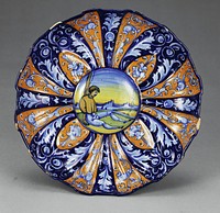 Molded Dish with an Allegory of Love