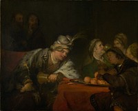 The Banquet of Ahasuerus by Aert de Gelder