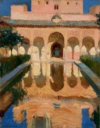 Hall of the Ambassadors, Alhambra, Granada by Joaquín Sorolla y Bastida