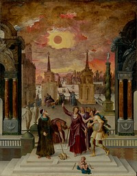 Dionysius the Areopagite Converting the Pagan Philosophers by Antoine Caron