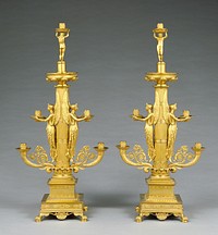 Pair of Candelabra by Filippo Pelagio Palagi