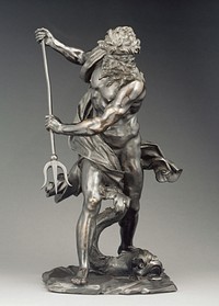 Neptune with Dolphin by Gian Lorenzo Bernini