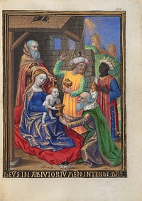 The Adoration of the Magi by Georges Trubert