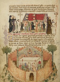 The Translation of the Bodies of Aimo and Vermondo; The People of Milan Praying at the Altar Where Aimo and Vermondo are Buried by Anovelo da Imbonate