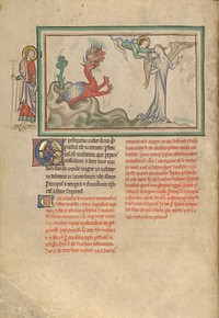 The Dragon Pursues the Woman Clothed in the Sun Who Receives the Wings of an Eagle