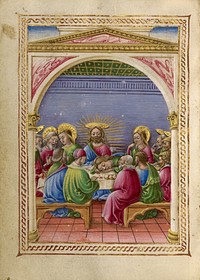 The Last Supper by Taddeo Crivelli