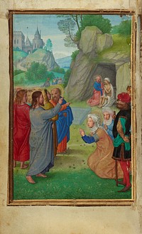 The Raising of Lazarus by Simon Bening