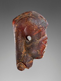 Pendant: Winged Female Head in Profile