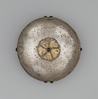 Hemispherical Cup with Stone Inlays