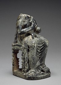 Statuette of Seated Isis with Infant Harpokrates