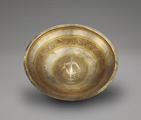 Bowl with Anchor and Dolphin Medallion