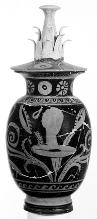 Apulian Oinochoe, shape 8 (Mug), with Lid by Virginia Exhibition Group