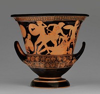 Fragmentary Attic Red-Figure Calyx Krater by Syleus Painter