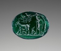 Engraved Gem with a Goatherd