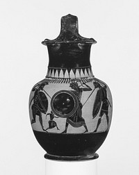 Attic Black-Figure Oinochoe (Shape 2) by Guide line Class