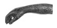 Arm fragment from a figurine