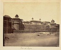 Fort at Agra by Thomas A Rust