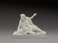 John the Baptist by Meissen Porcelain Manufactory, Christian Gottfried Jüchtzer and Pompeo Batoni