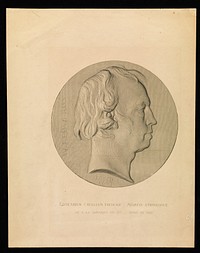 William Frédéric Edwards. Engraving after David D'Angers.