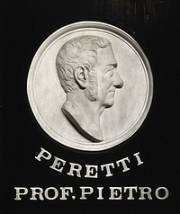 Pietro Peretti. Photograph after a relief.