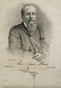 Jules Charles Albert. Lithograph by L. Garcès.