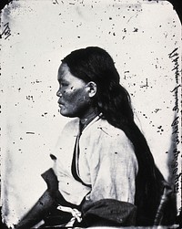 Baksa, Formosa [Taiwan]. Photograph, 1981, from a negative by John Thomson, 1871.