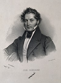 Joseph von Berres. Lithograph by J. Kriehuber, 1833.