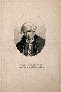 Pierre-Jacques-Thomas Cochon-Duvivier. Stipple engraving by A. Tardieu after himself.