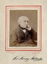 Sir Henry Holland. Photograph by Barraud & Jerrard, 1873.
