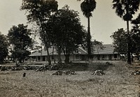 Mantiva Leper Hospital: the nurses' quarters. Photograph, 1890/1920.