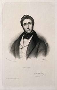 Jean Zuléma Amussat. Reproduction of lithograph after J.G.E. Naigeon.