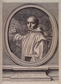 The Blessed Niccolò Albergati. Line engraving by G.A. Faldoni.