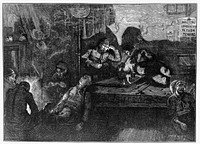 Opium-den in the East End of London,1874