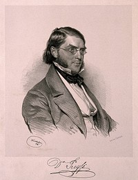Georg Preyss. Lithograph by J. Kriehuber, 1846.