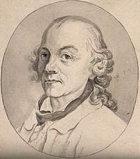 Tiberius Dominikus Wocher: portrait. Drawing, c. 1791, after T.D. Wocher.