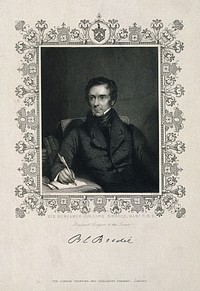 Sir Benjamin Collins Brodie. Engraving by J. Brain after H. Room.