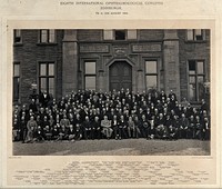Eighth International Ophthalmological congress, Edinburgh. Photograph by Alexander Ayton, 1894.