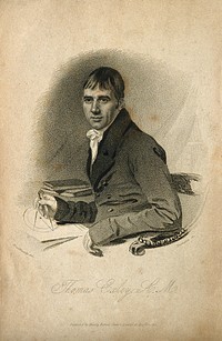 Thomas Exley. Stipple engraving by J. Thomson, 1819, after Branthwaite [Branwhite].