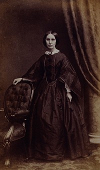 Agnes Lister. Photograph, c.1862.