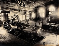 The 1904 World's Fair, St. Louis, Missouri: machinery manufactured by the Alsace Machine Company, Mülhausen. Photograph, 1904.
