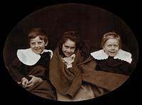 St Mary's Hospital, Plaistow: children from Plaistow. Photograph, 1904.