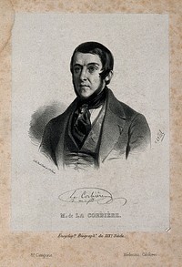 J. B. Beunaiche-La-Corbière. Lithograph by V. Dottil [].