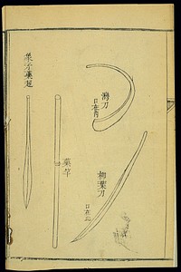 Chinese woodcut: Instruments of petty surgery (4)